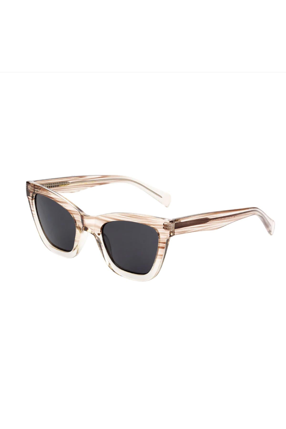 A Kjaerbede Big Kanye Sunglasses In Demi Grey Crystal Transparent
