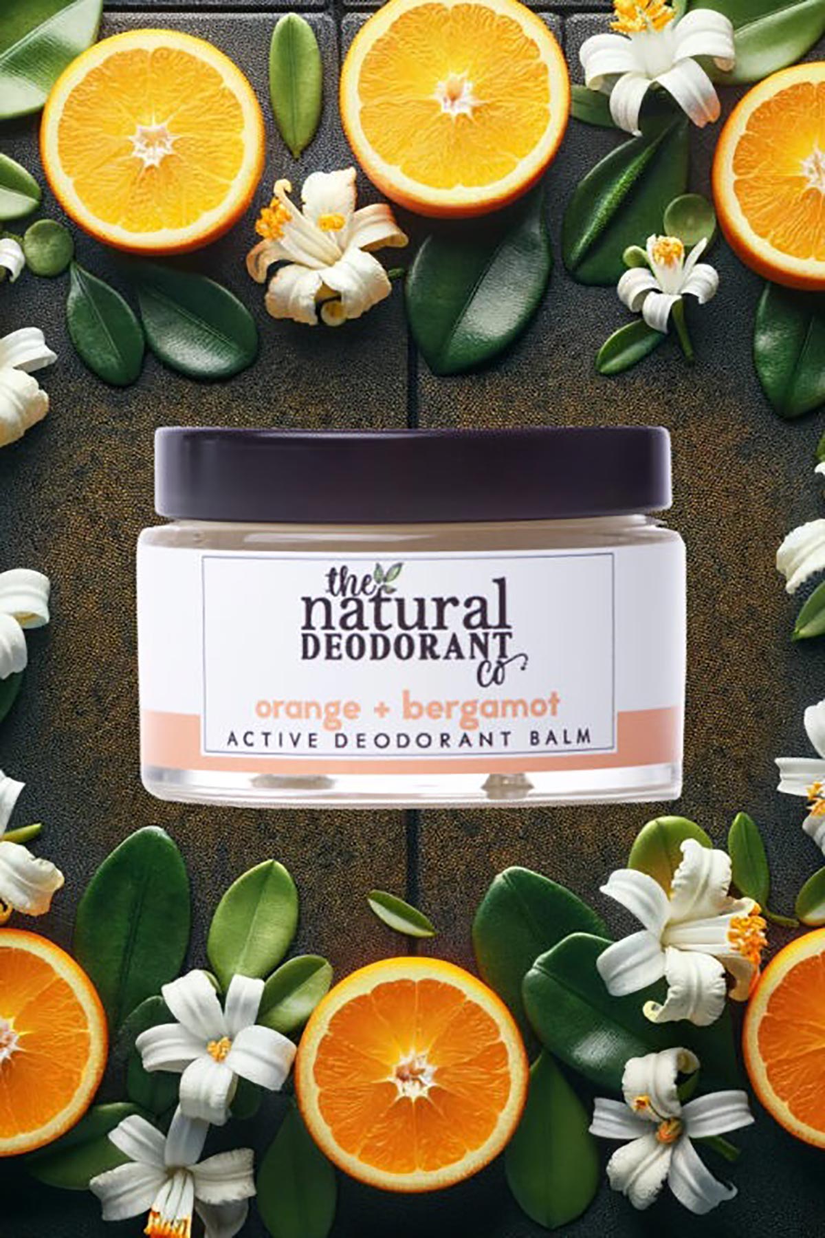 The Natural Deodorant Co. Active Deodorant Balm Orange & Bergamot