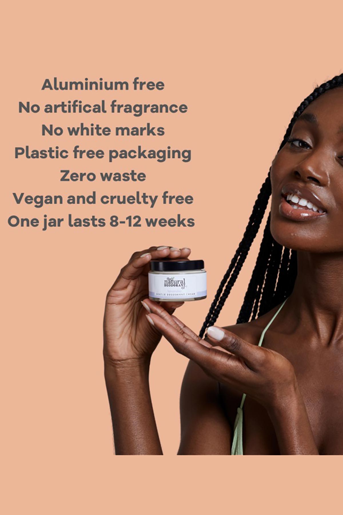 The Natural Deodorant Co. Active Deodorant Balm Orange & Bergamot