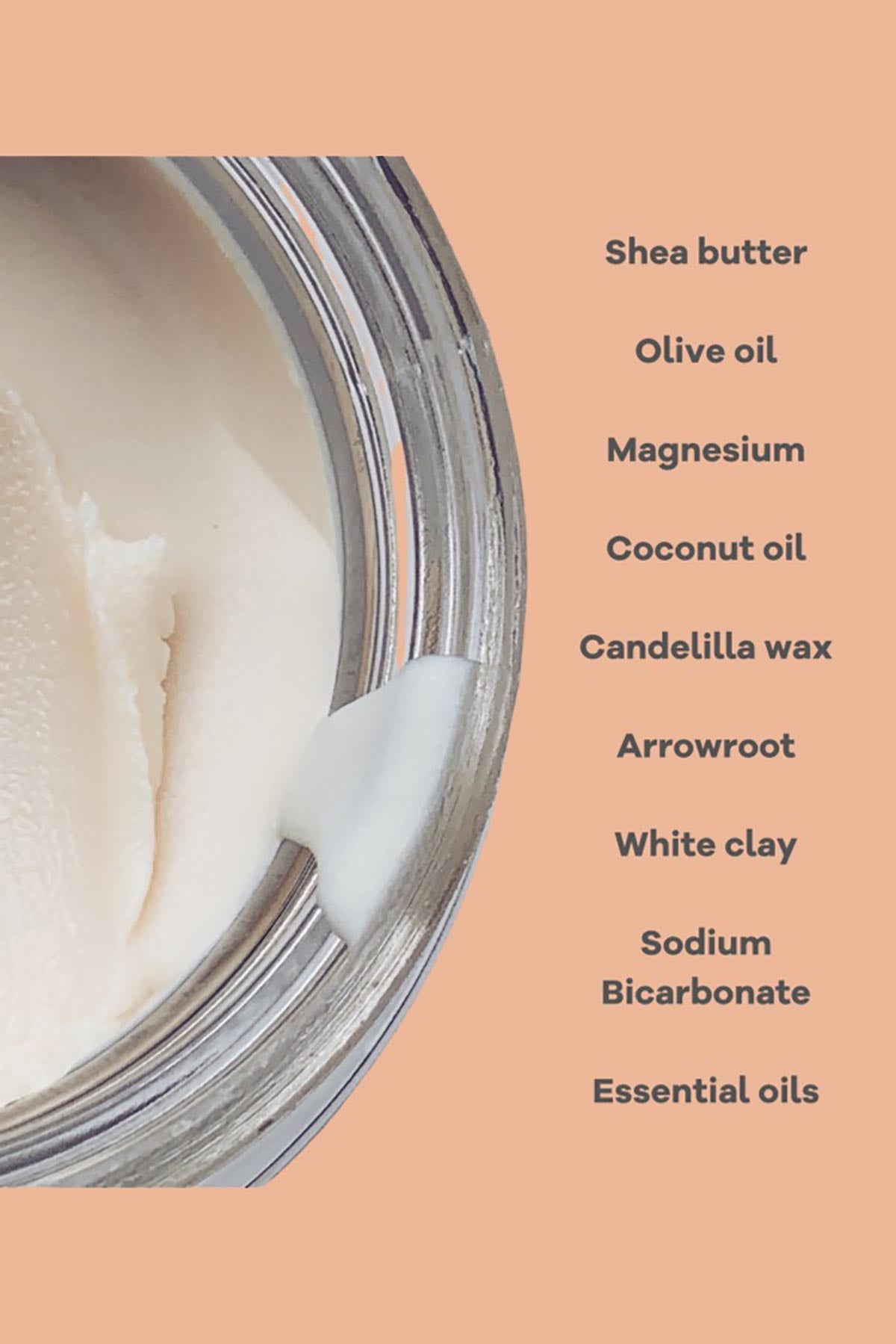 The Natural Deodorant Co. Active Deodorant Balm Orange & Bergamot
