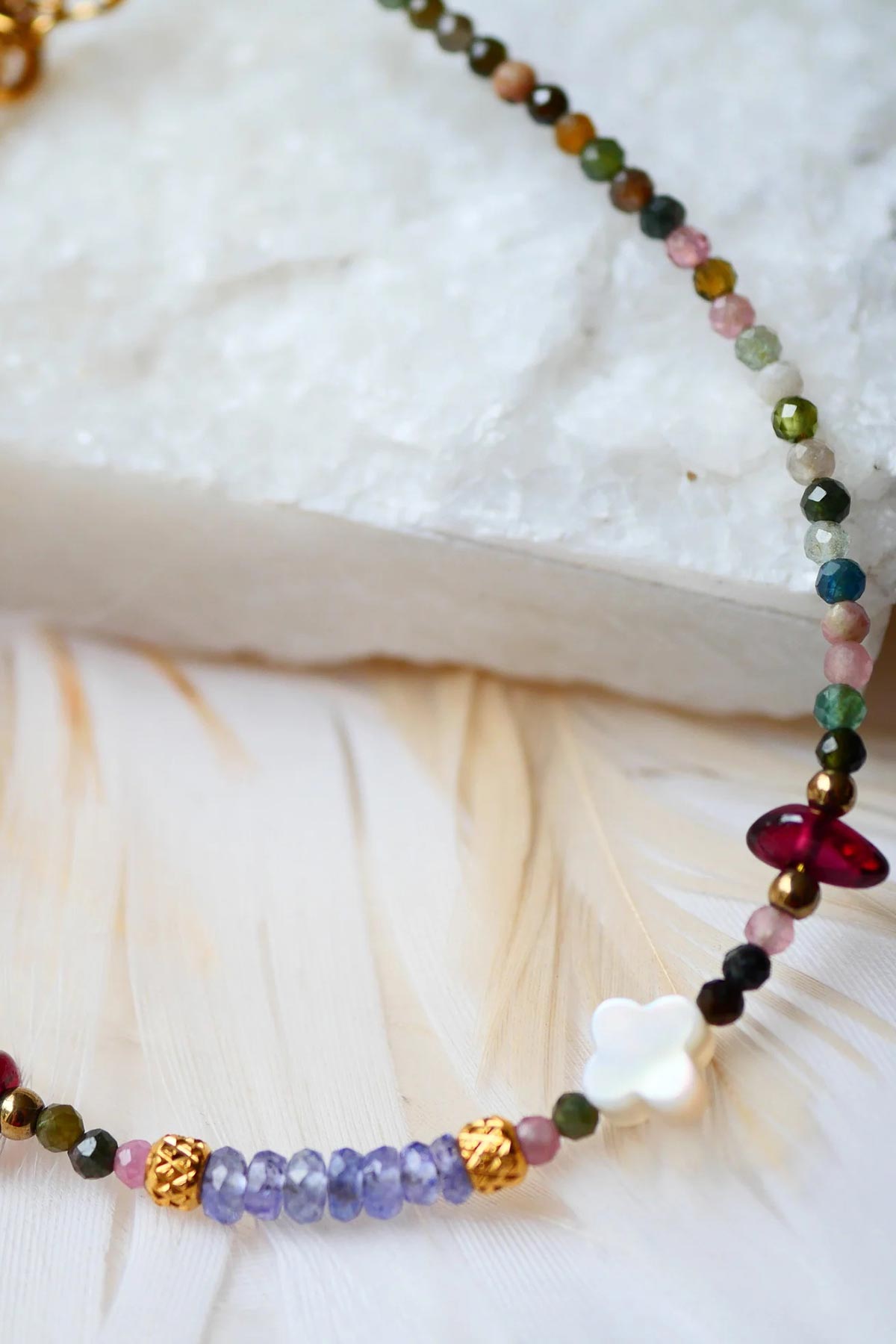 Ginandger Advitiya Bracelet Tourmaline & Garnet