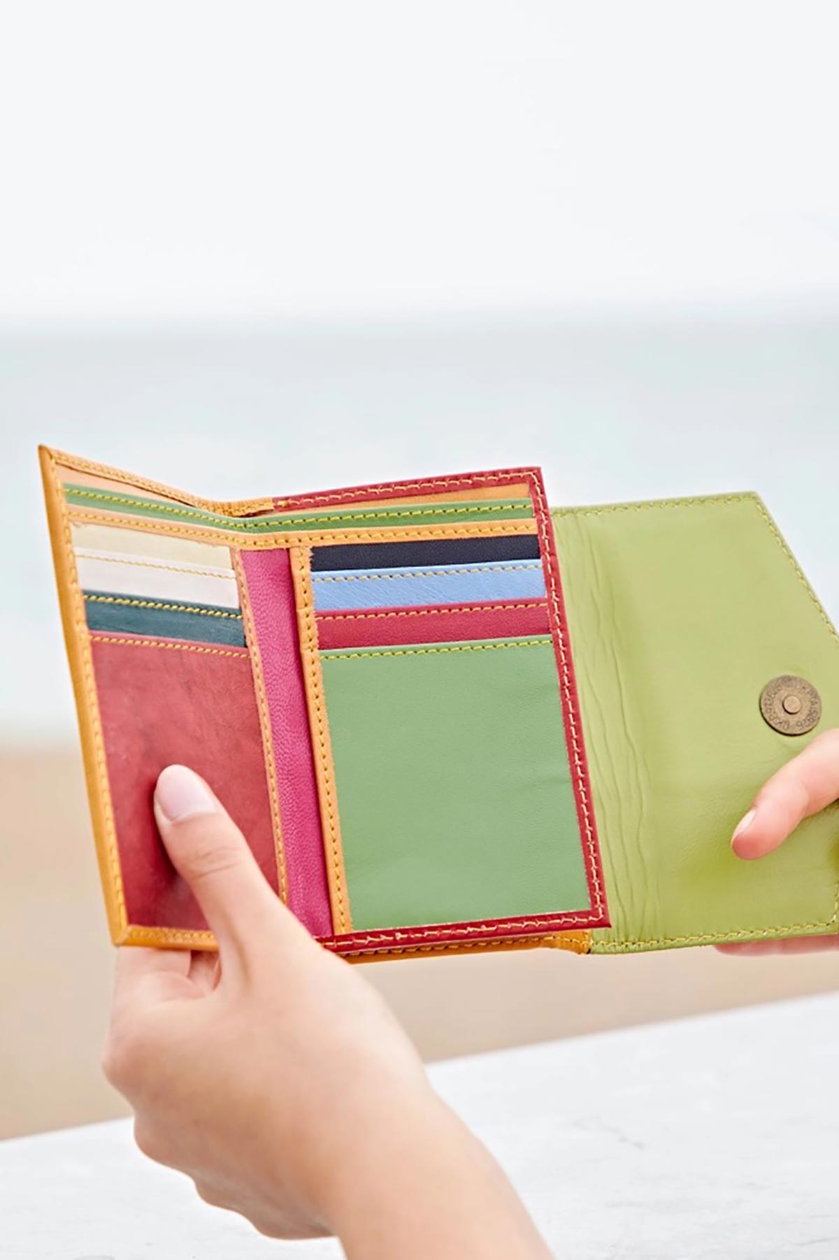 Paper High Ananya Multicoloured Recycled Leather Purse