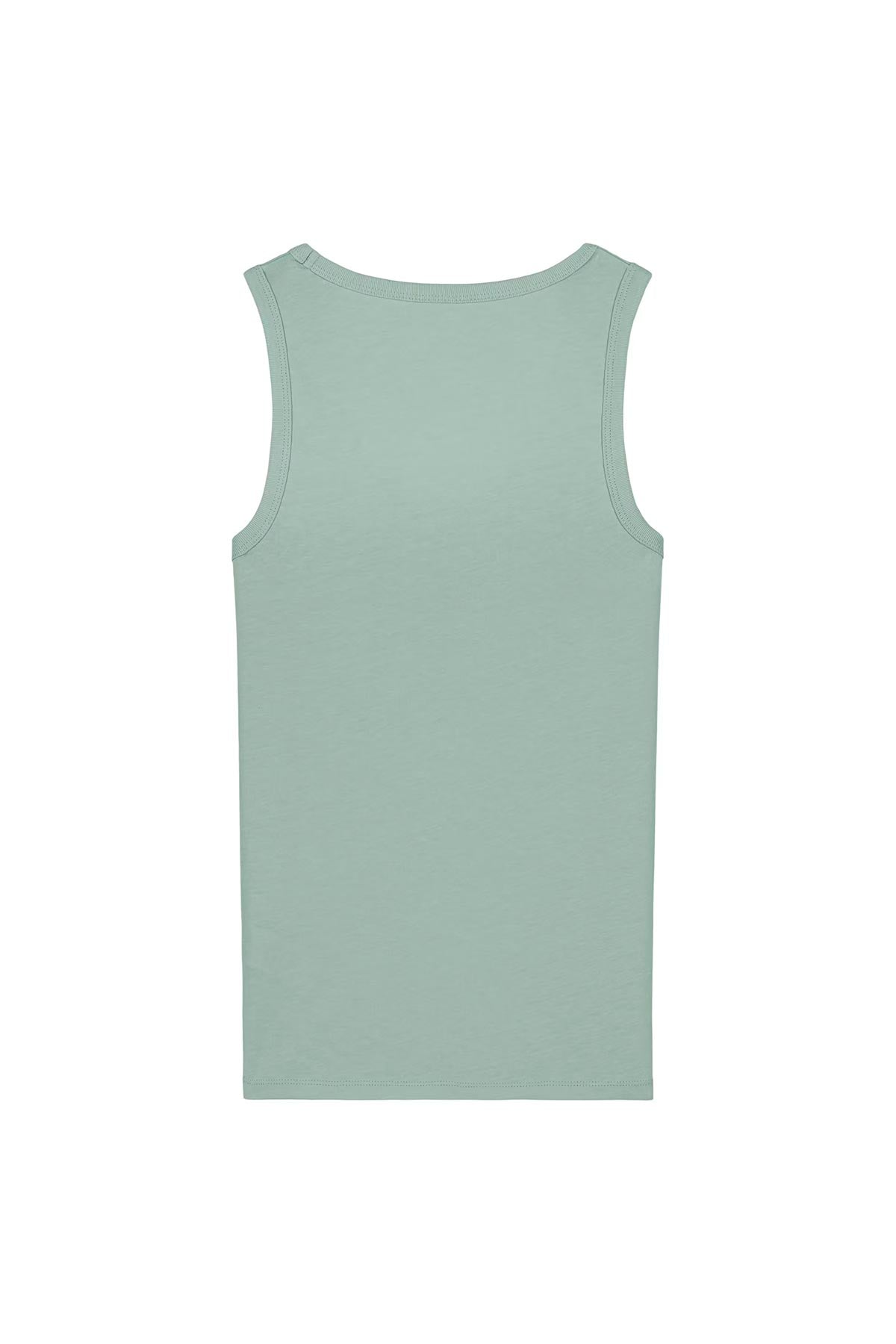 Mia Strada London Ava Organic Fitted Tank Top In Aloe