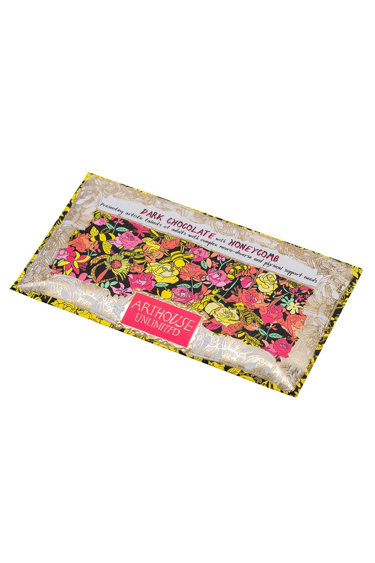 Arthouse Unlimited Bee Free Dark Chocolate Bar With Honeycomb