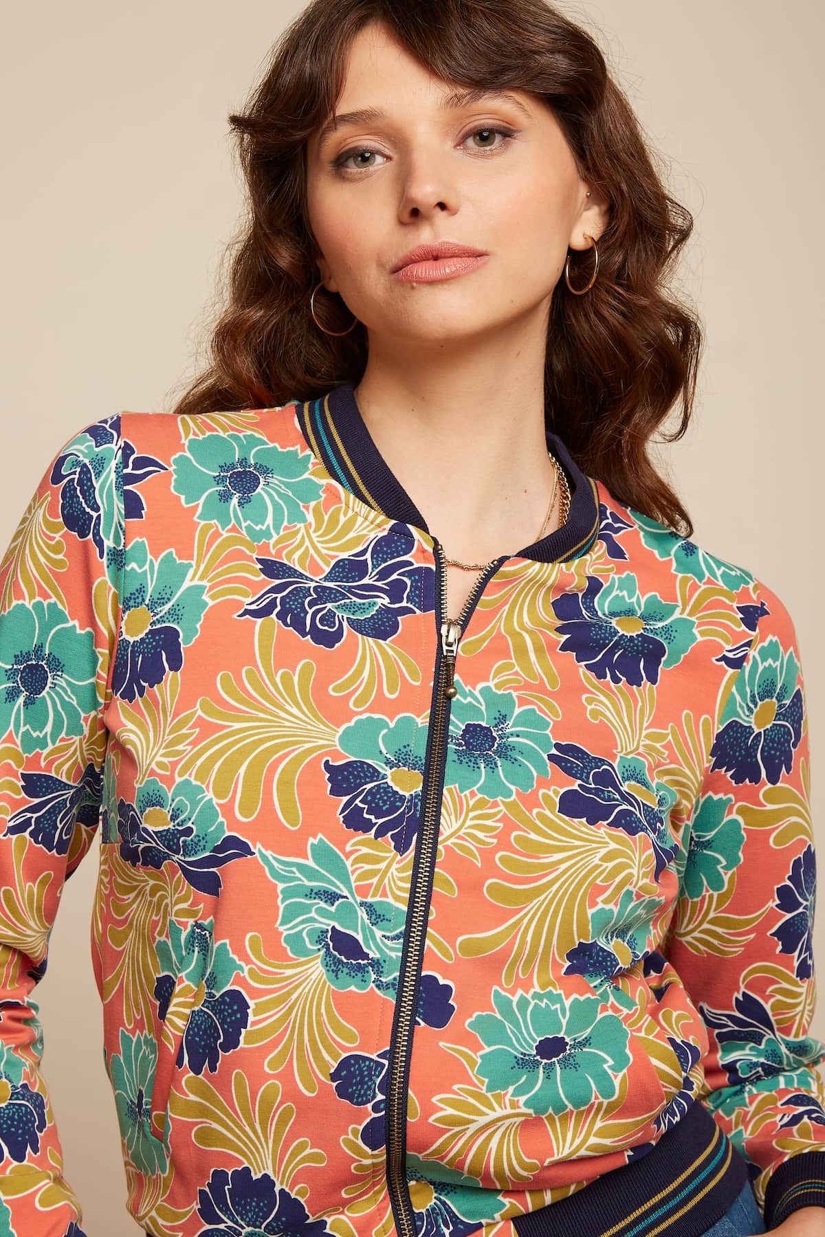 King Louie Bessie Jacket Lake Orange Jacket