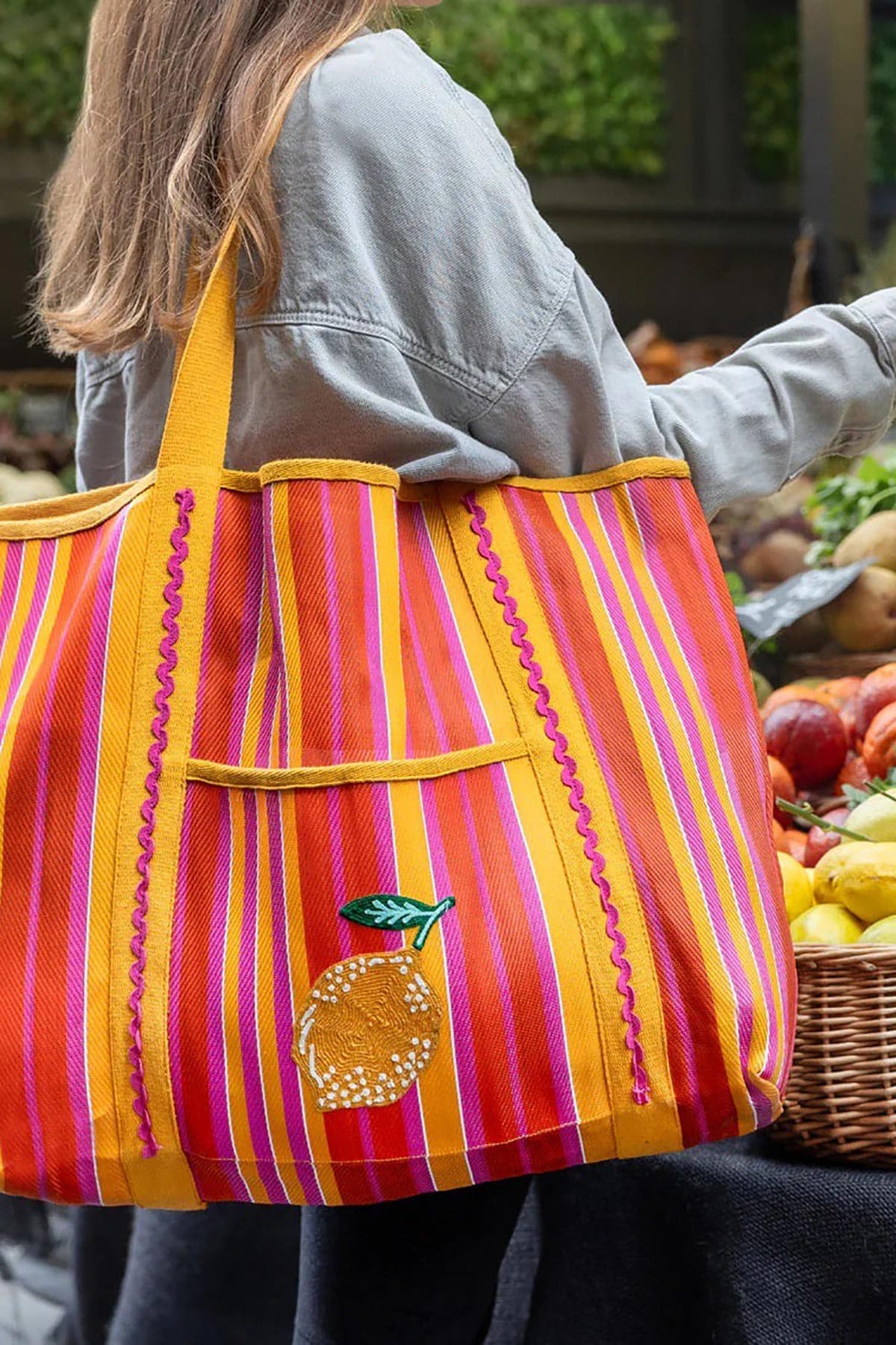 Talking Tables Bon Appetit Recycled Plastic Lemon Tote Bag