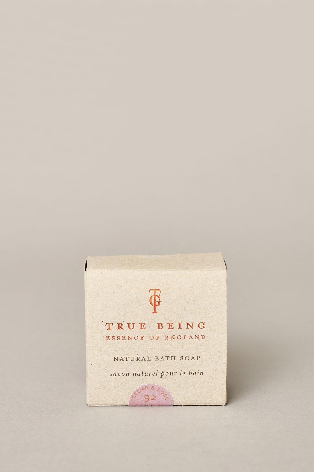 True Grace Cedar & Rose Natural Soap