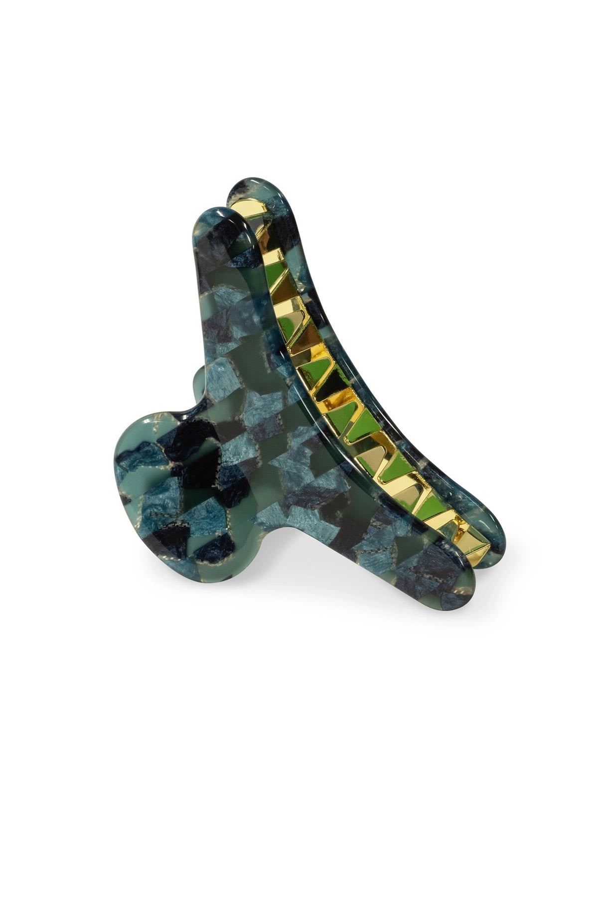 Fenna And Fei Cerulean Large French Claw Clip