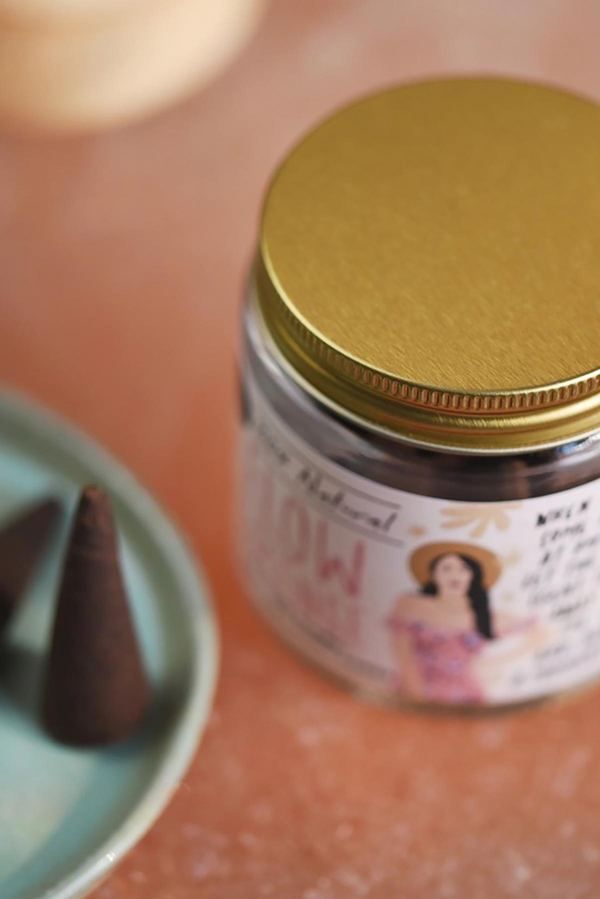 Paper Plane Flow Incense Jar Of Incense Cones | Plant Based & Vegan