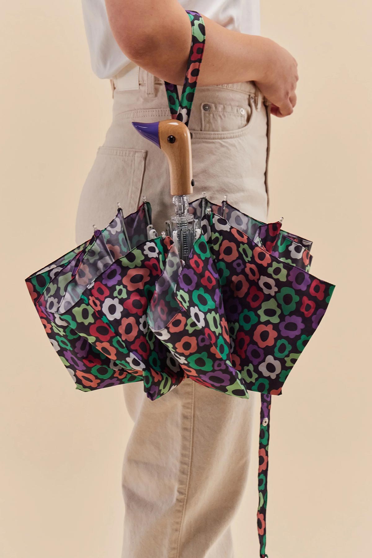 Original Duckhead Flower Maze Eco-Friendly Compact Duck Umbrella