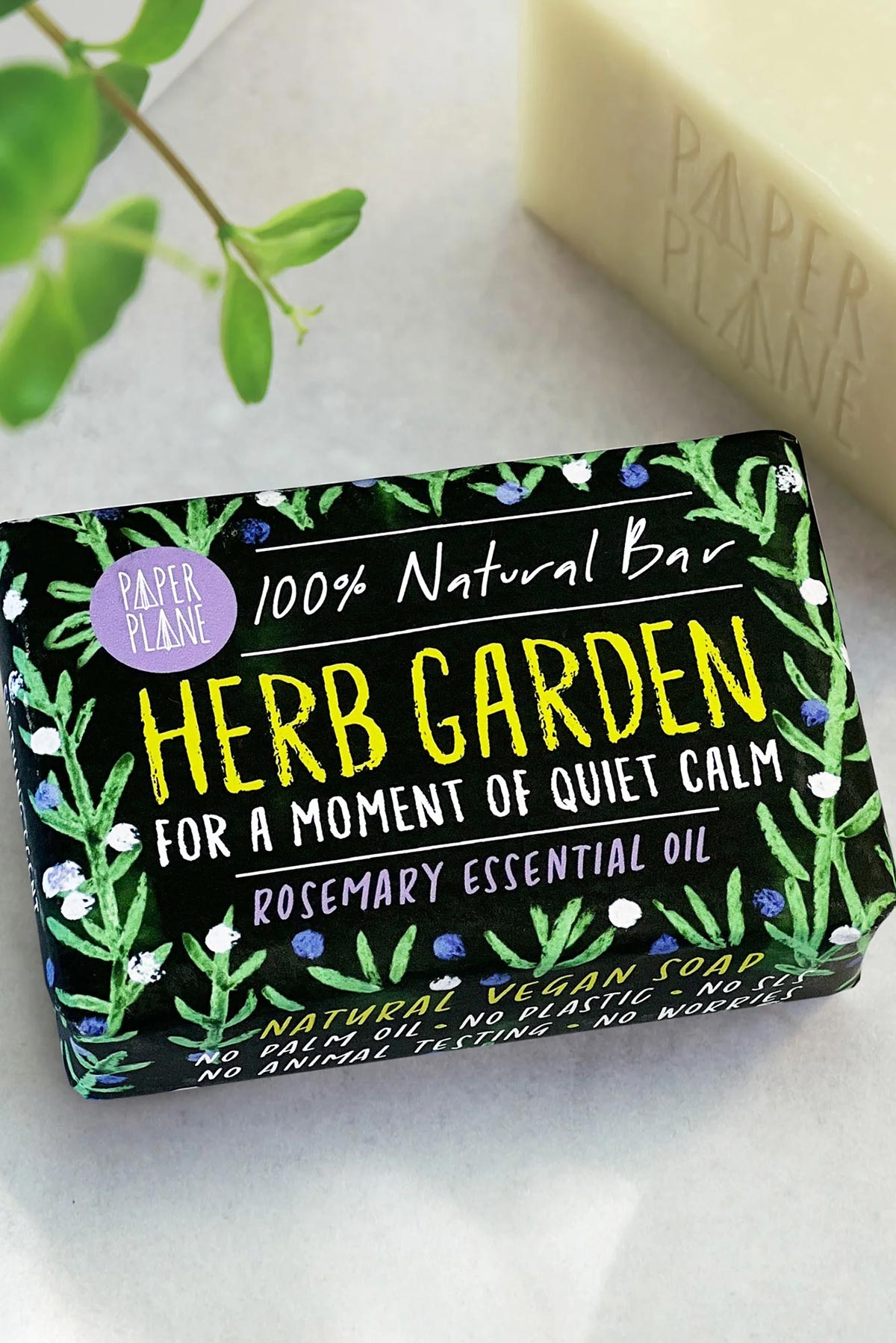 Herb Garden Rosemary Soap Bar 100% Natural And Vegan