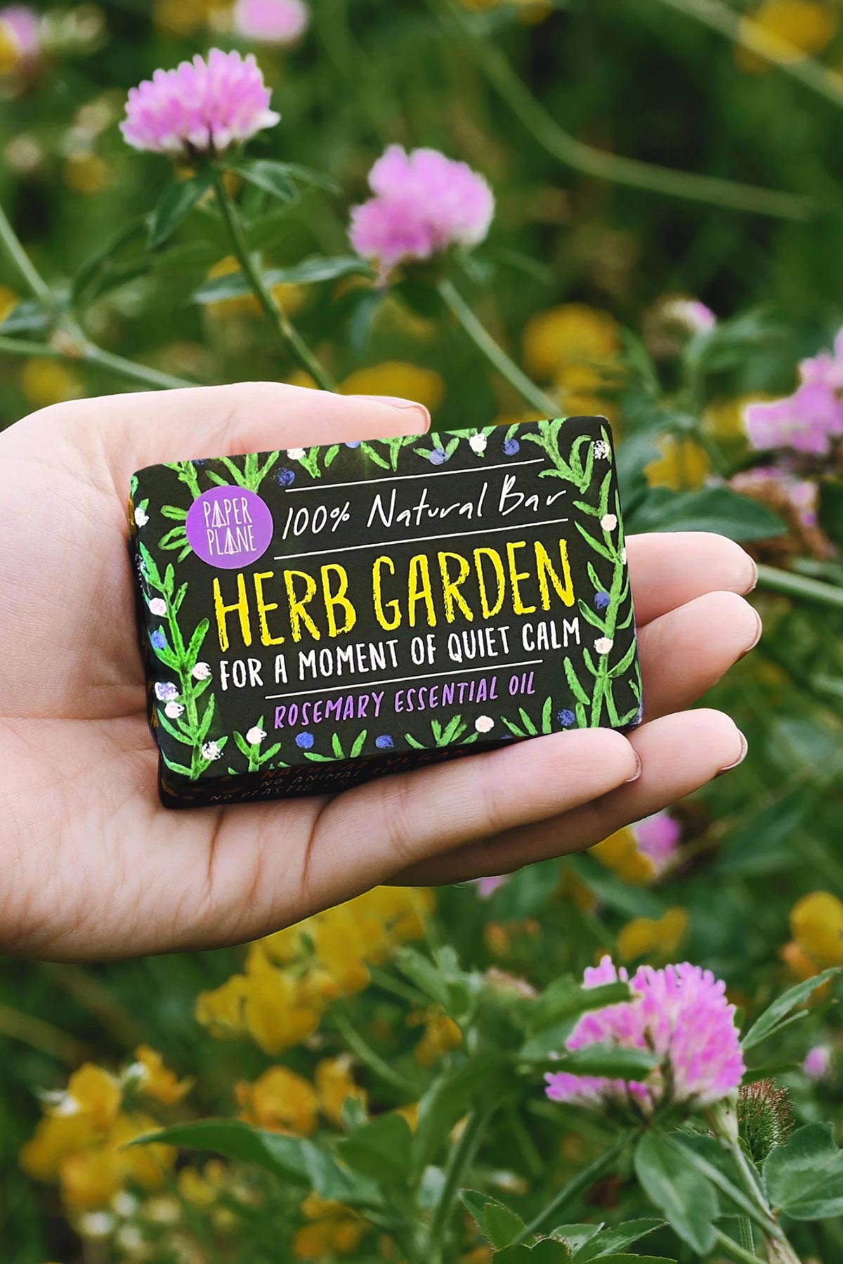 Herb Garden Rosemary Soap Bar 100% Natural And Vegan