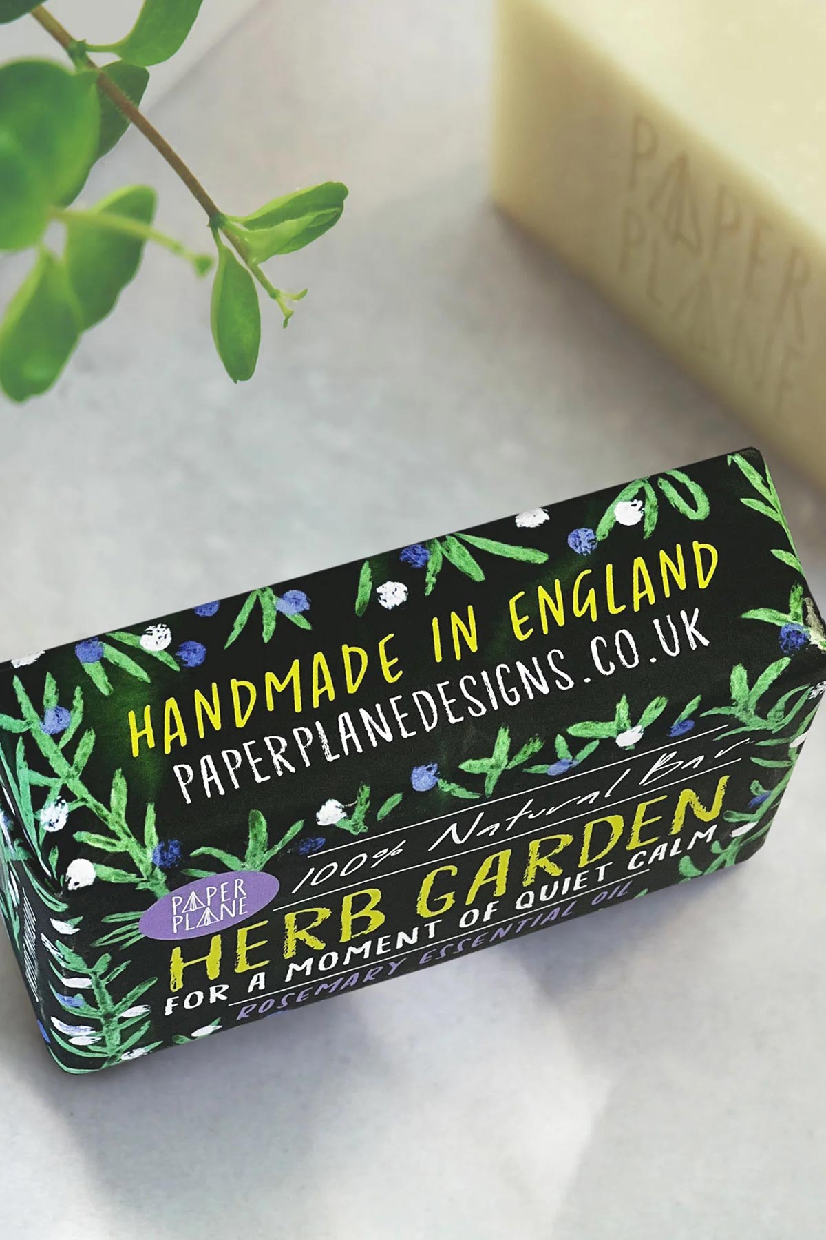 Herb Garden Rosemary Soap Bar 100% Natural And Vegan