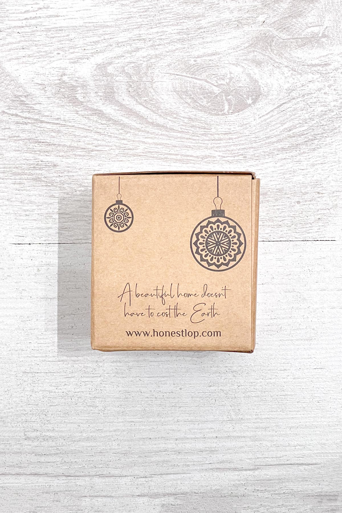 Honest Handcrafted Paper Mache Baubles Enchanted Royal Blue