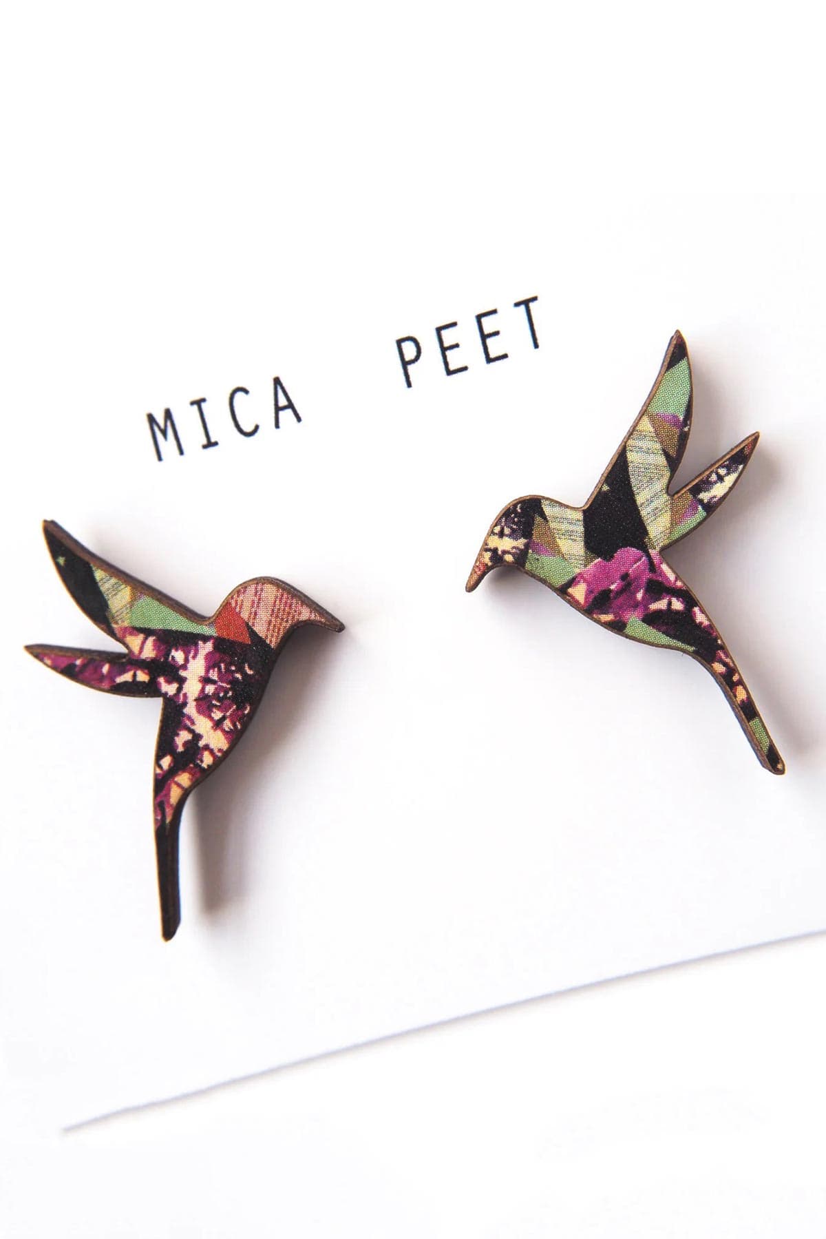 Mica Peet Hummingbird Stud Earrings
