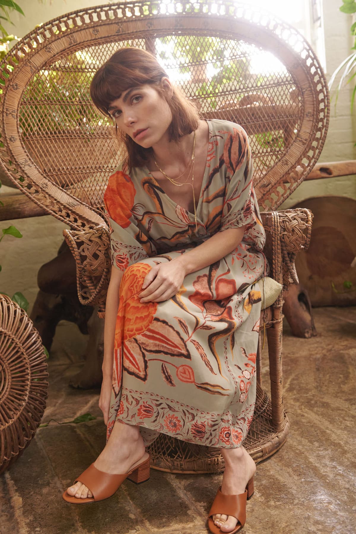 One Hundred Stars Joy Grey String Dress
