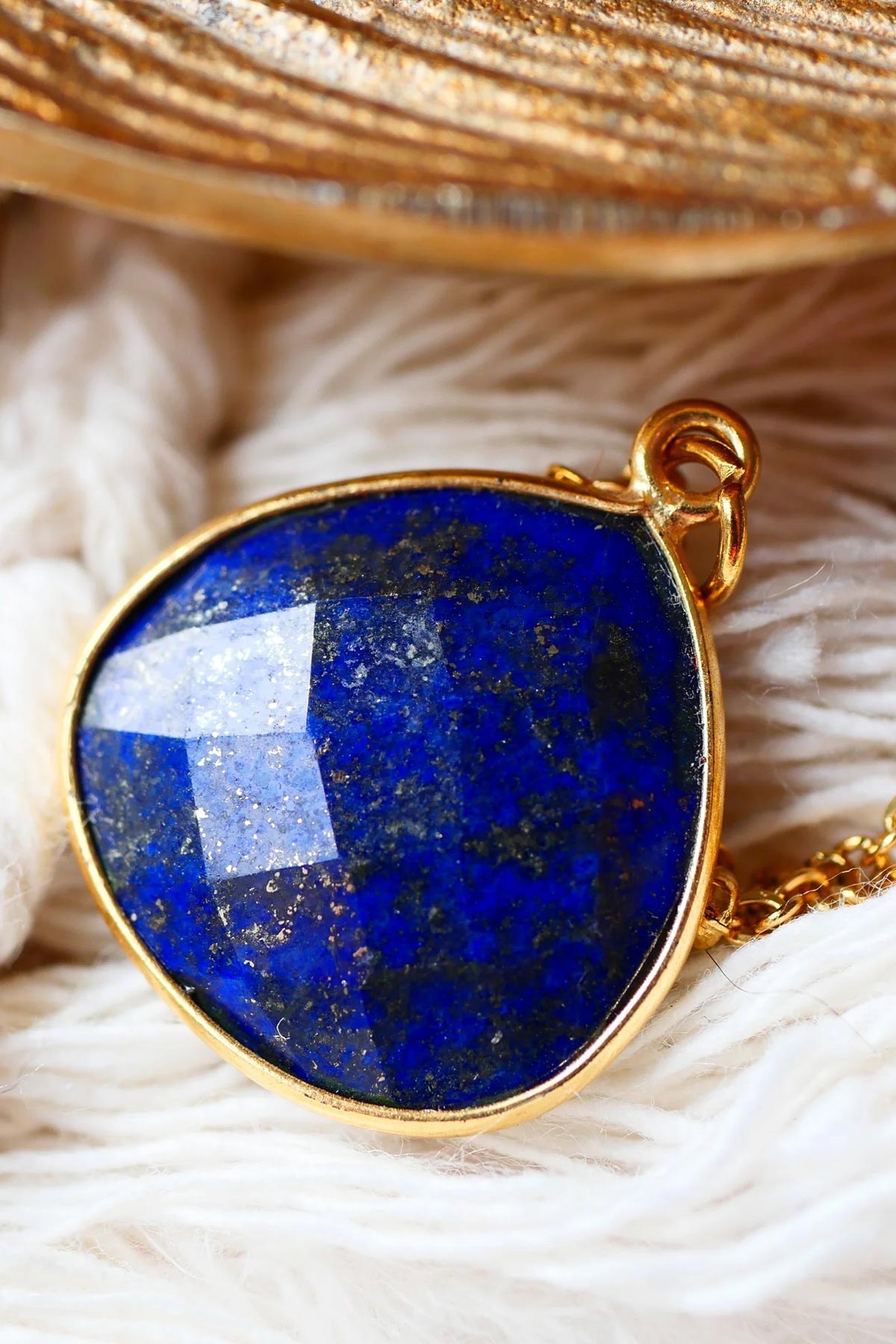 Ginandger Justine Necklace Lapis Lazuli