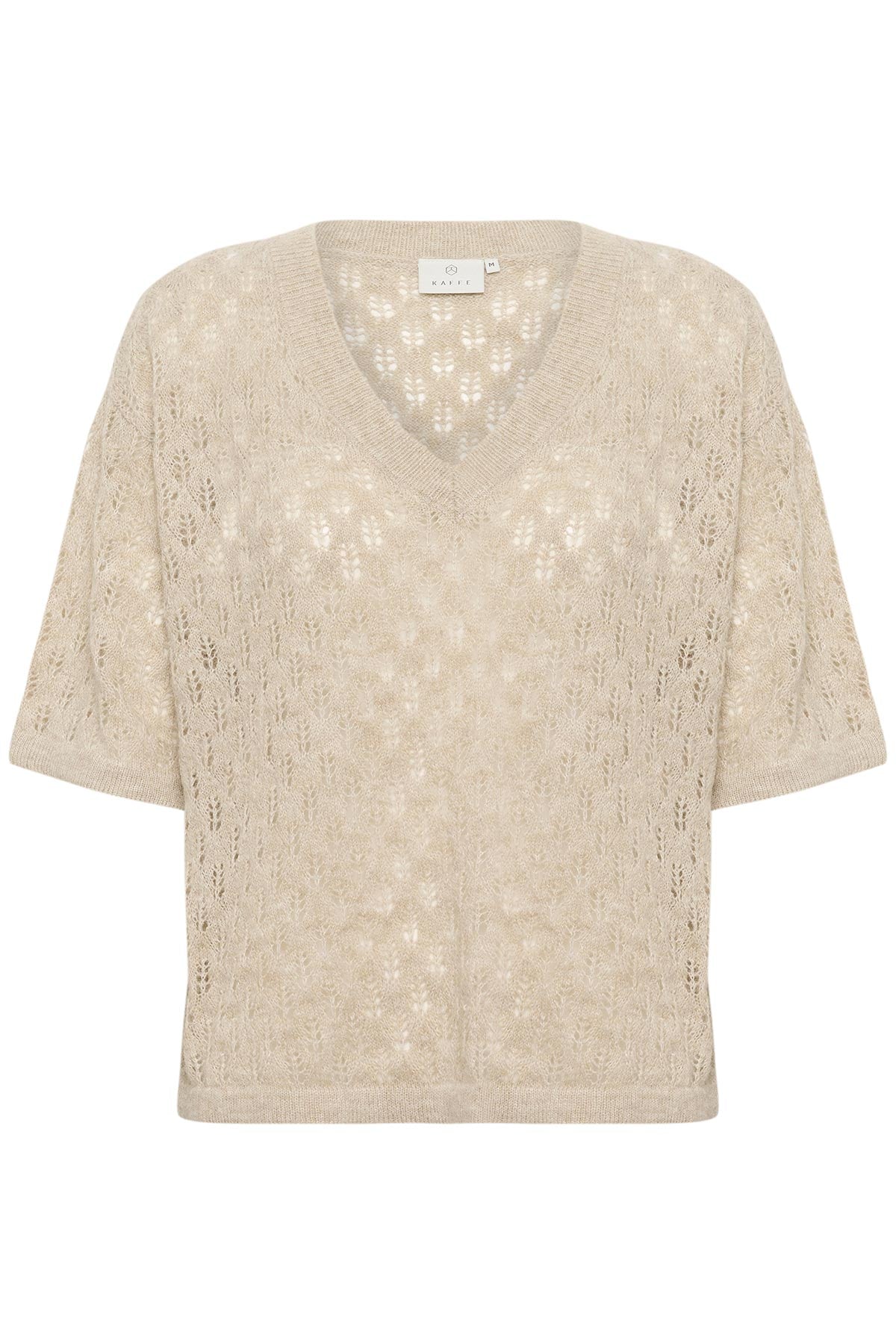 Kaffe KAlourine Pullover In Feather Gray Melange
