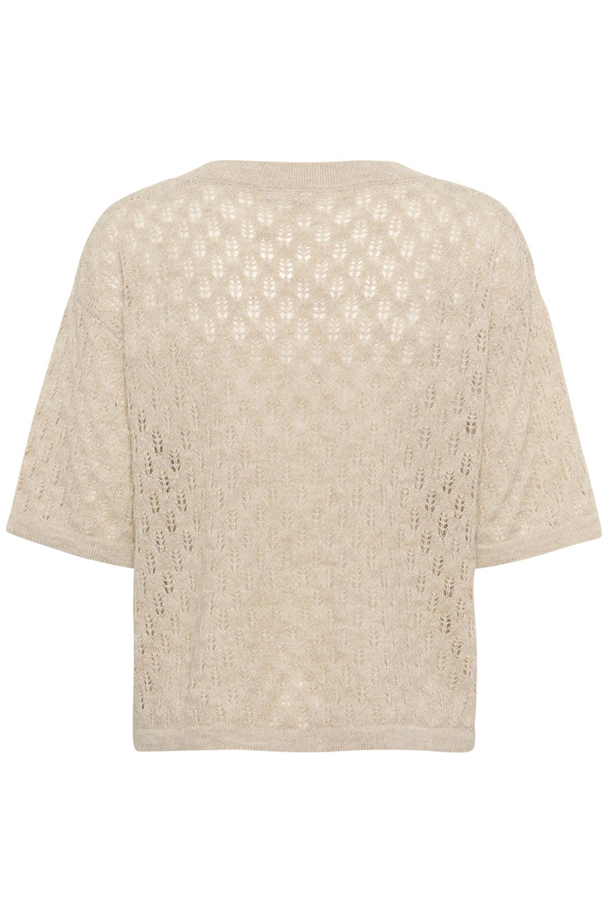 Kaffe KAlourine Pullover In Feather Gray Melange