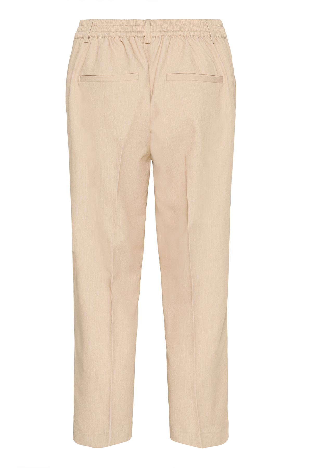 Kaffe KAsakura Trousers In Feather Gray Melange