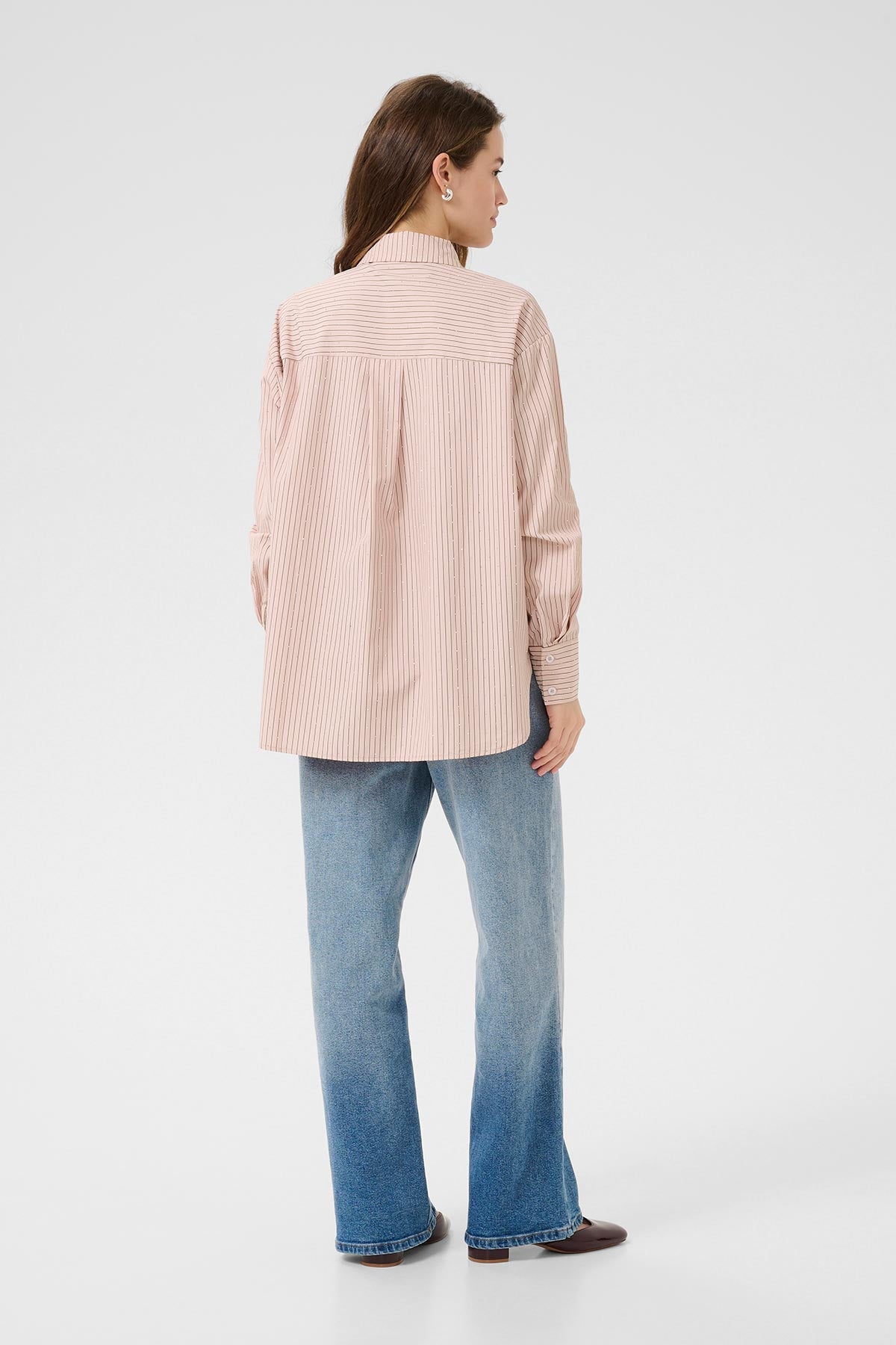 Kaffe KAvictoria Shirt In Lotus Stripe