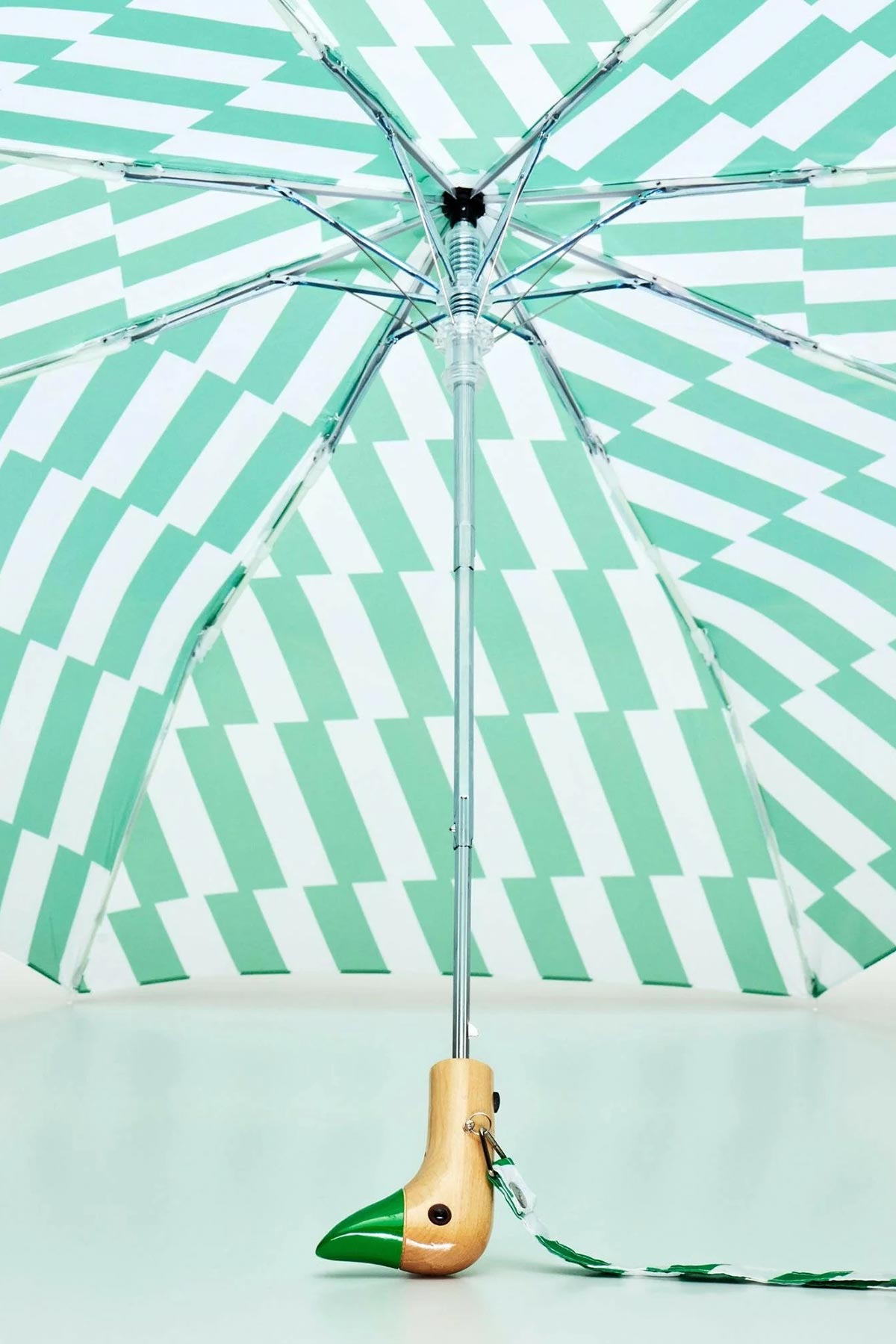 Original Duckhead Kelly Bars Eco-Friendly Compact Duck Umbrella