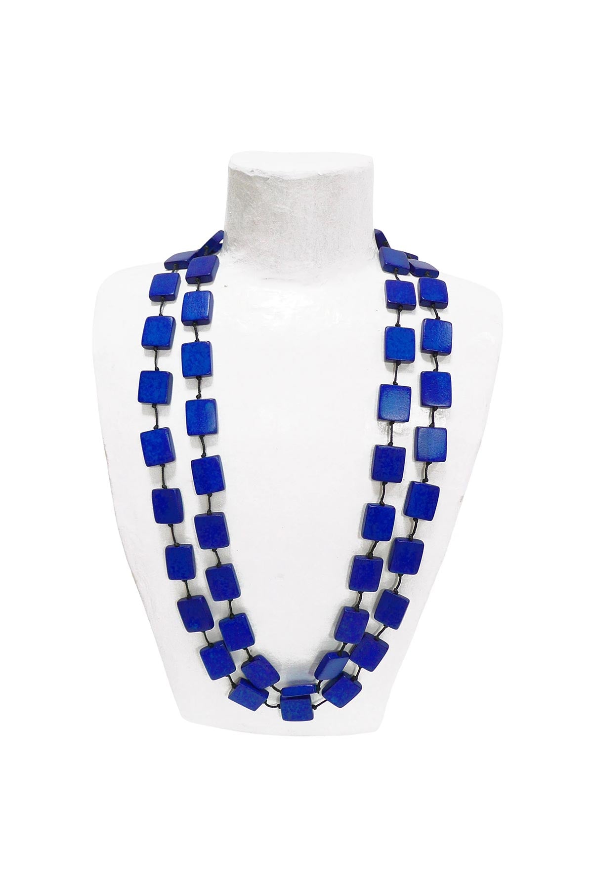 Lotusfeet Wooden Super Long Necklace