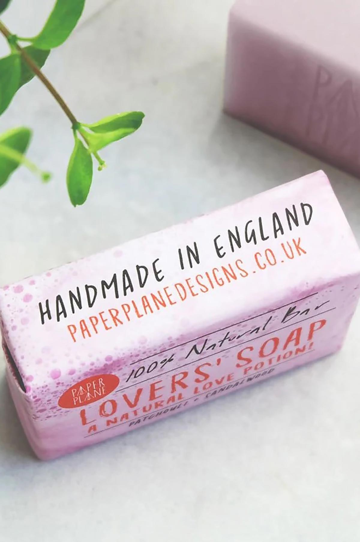 Paper Plane Lovers' Soap 100% Natural Vegan Plastic-Free