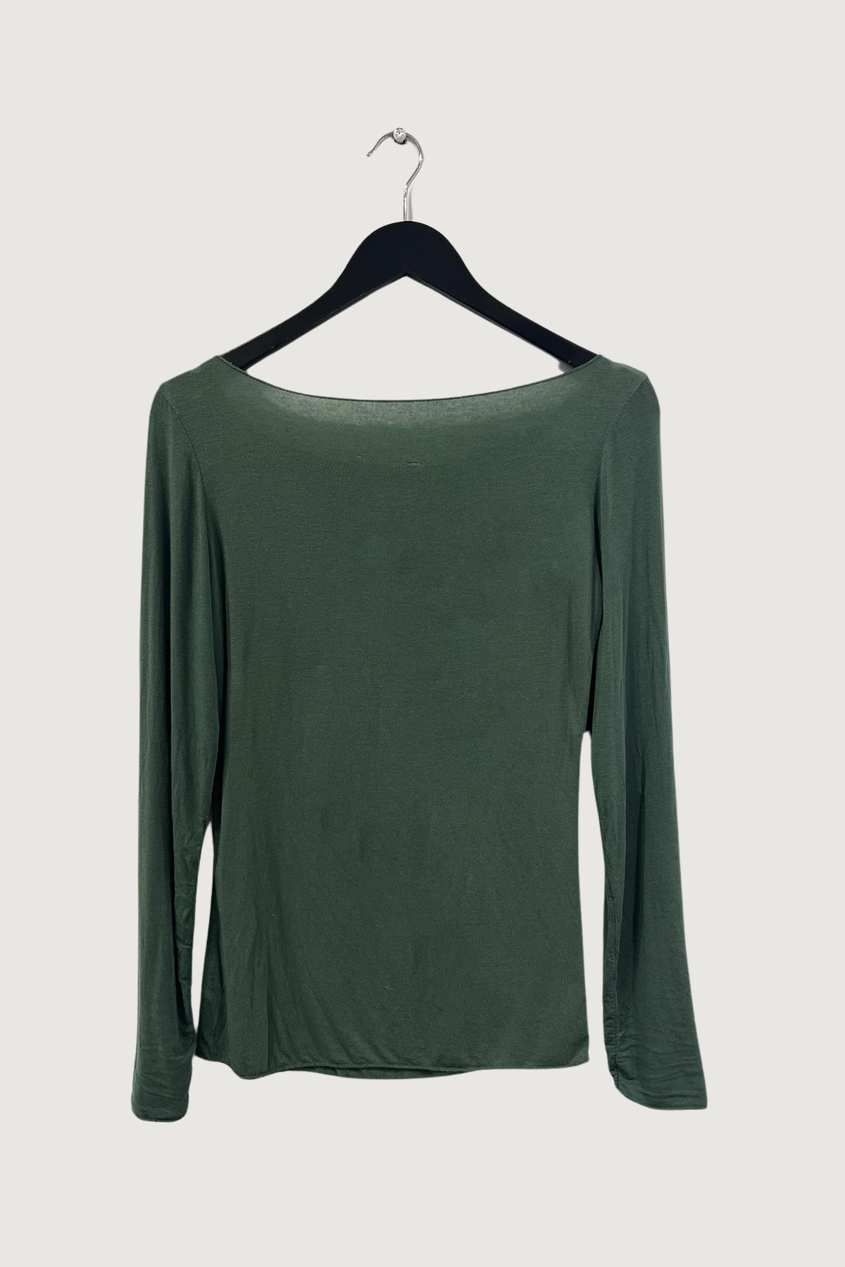 Mia Strada Cashmere Blend Long-sleeve Top In Green