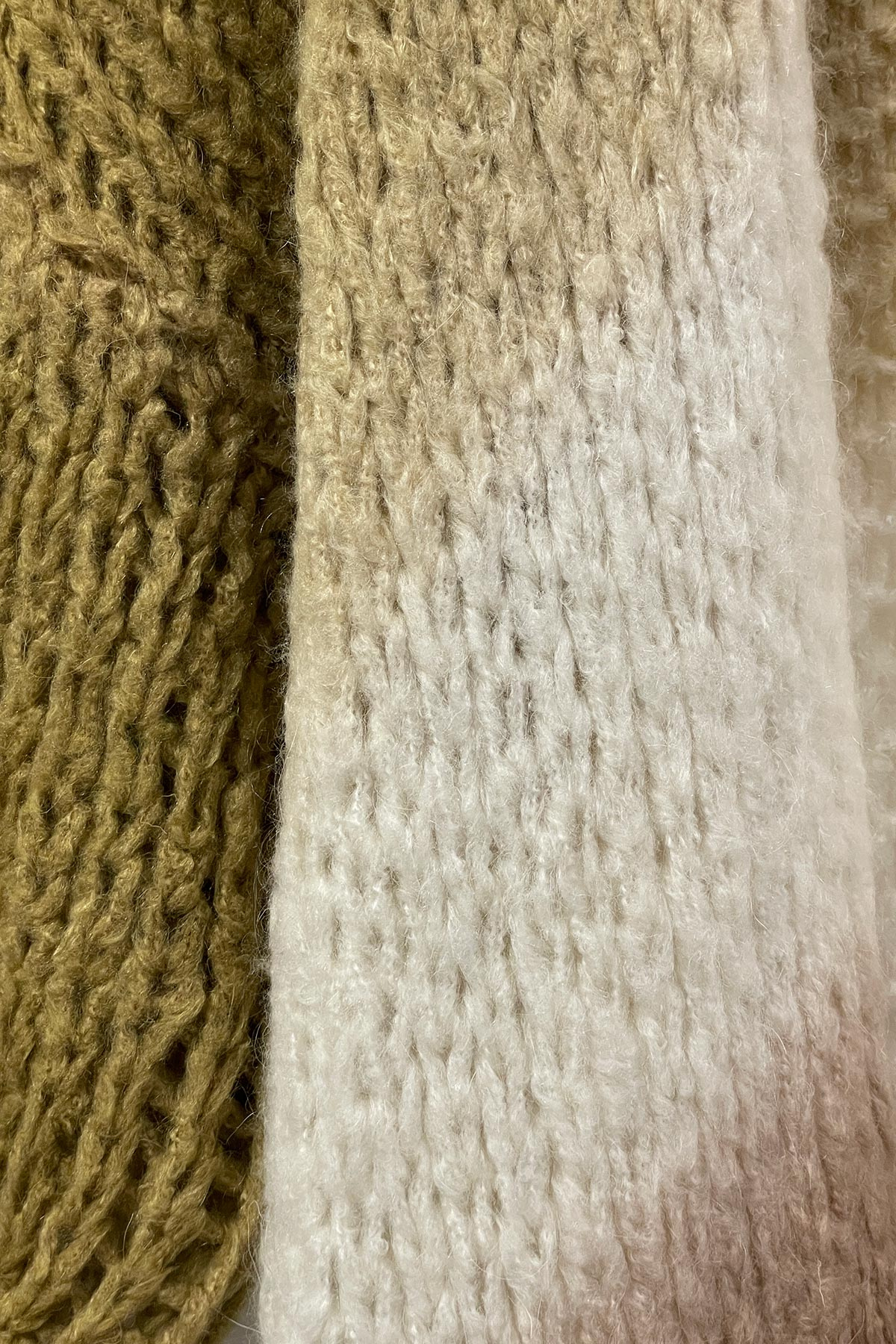 Mia Strada Dip Dye Oversized Chunky Mohair-blend Cardigan
