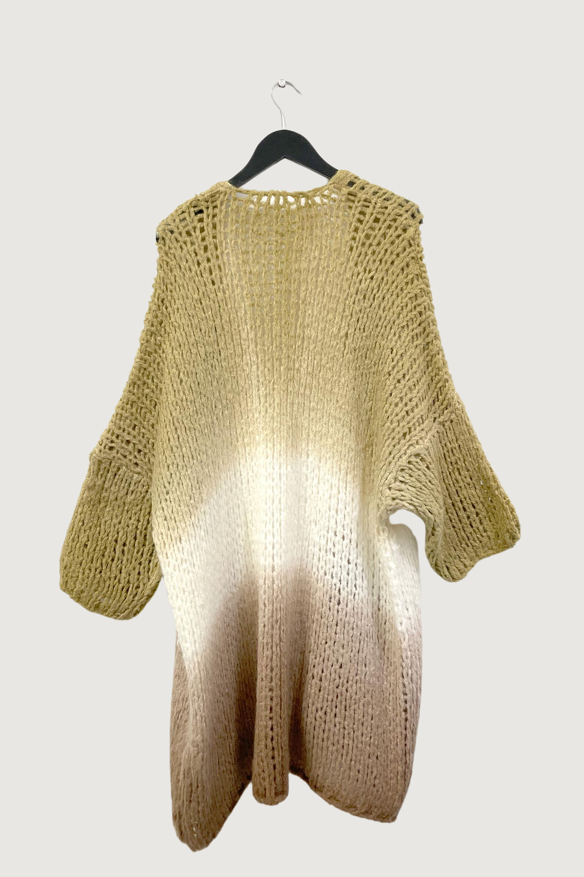 Mia Strada Dip Dye Oversized Chunky Mohair-blend Cardigan
