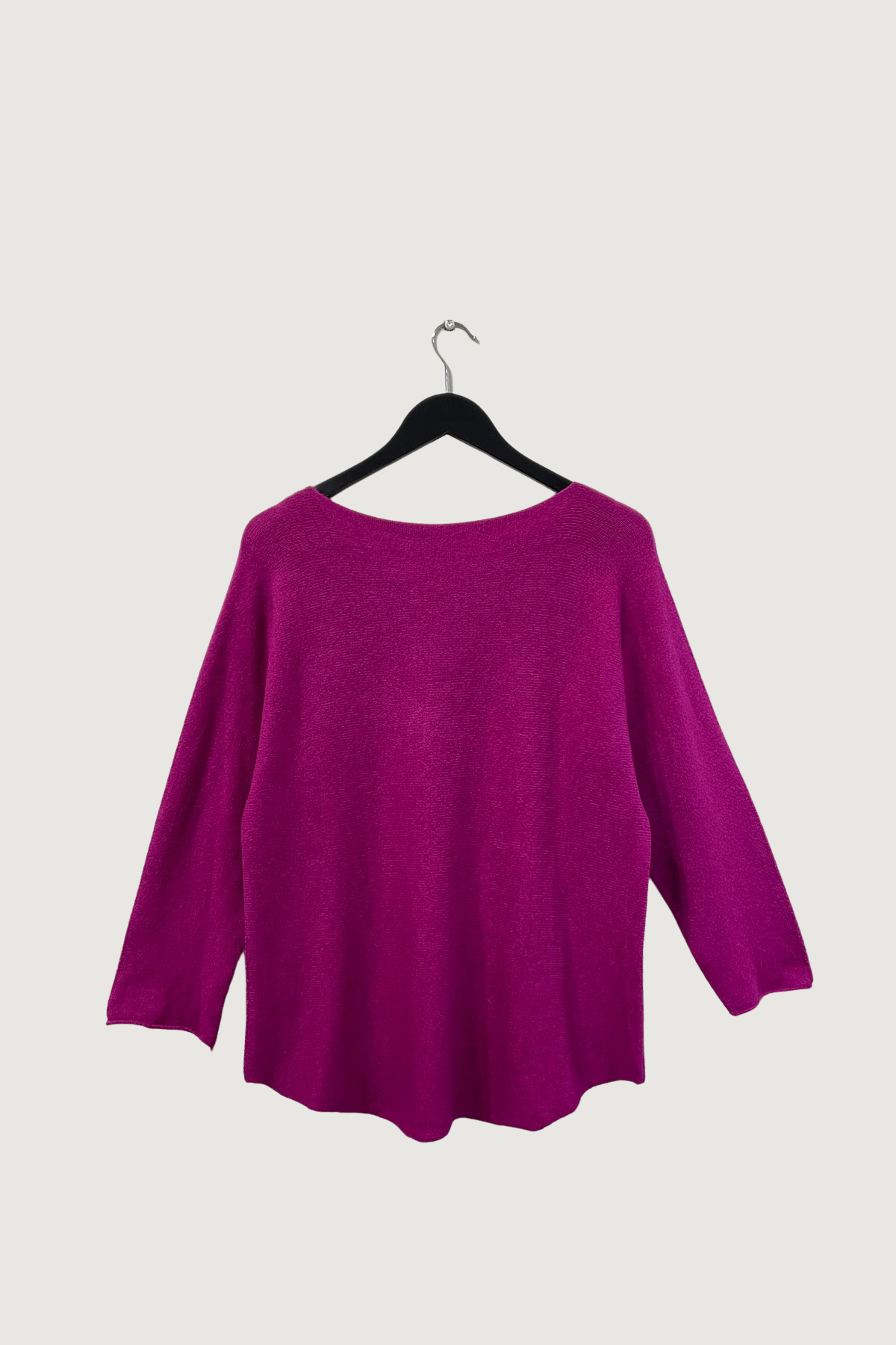 Mia Strada Gold Spots Seamless Softknit Jumper In Berry
