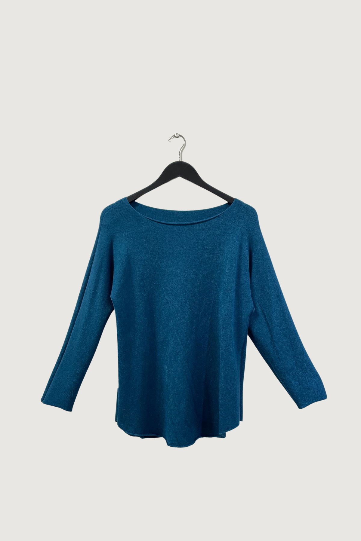 Mia Strada Gold Spots Seamless Softknit Jumper In Teal