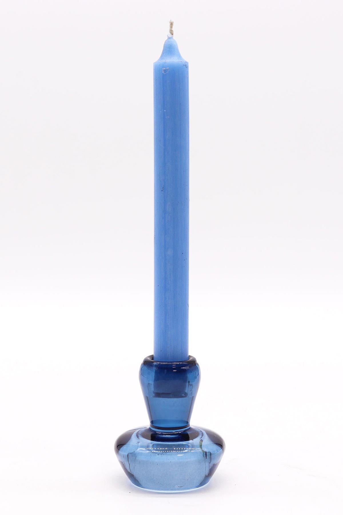 Ancient Wisdom Mushroom Flip Dinner Candle & Tea Light Holder In Royal Blue