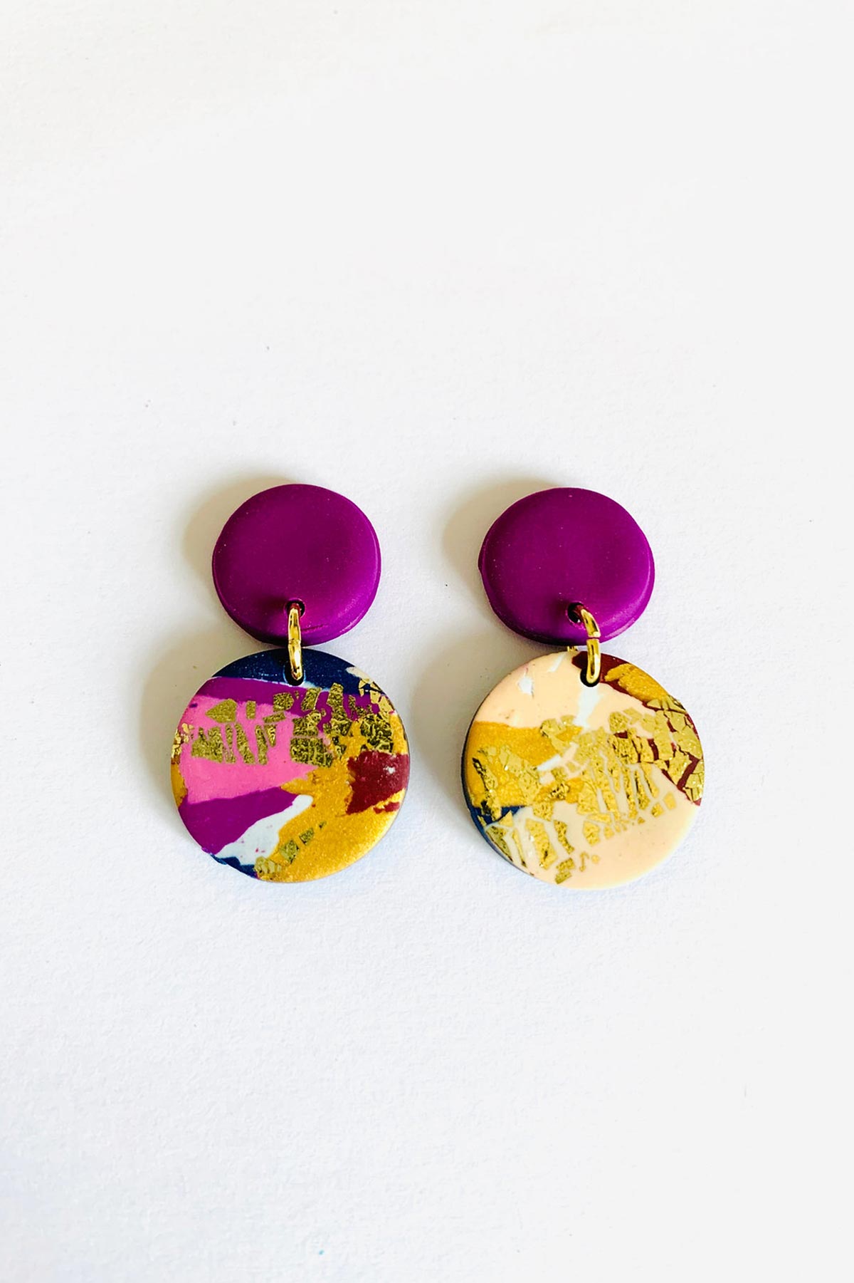 No Shrinking Violet Winter Sunrise Small Stud Earrings