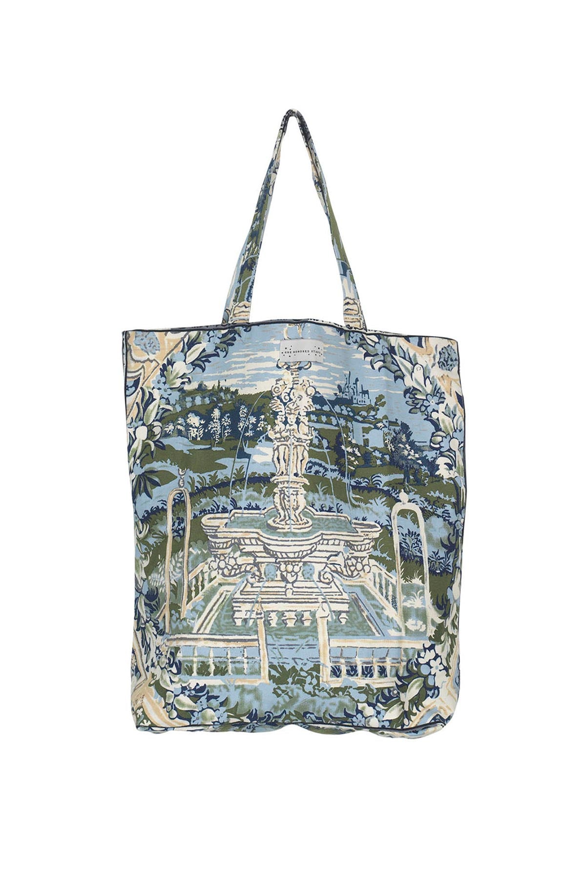One Hundred Tapestry Sea Canvas Bag