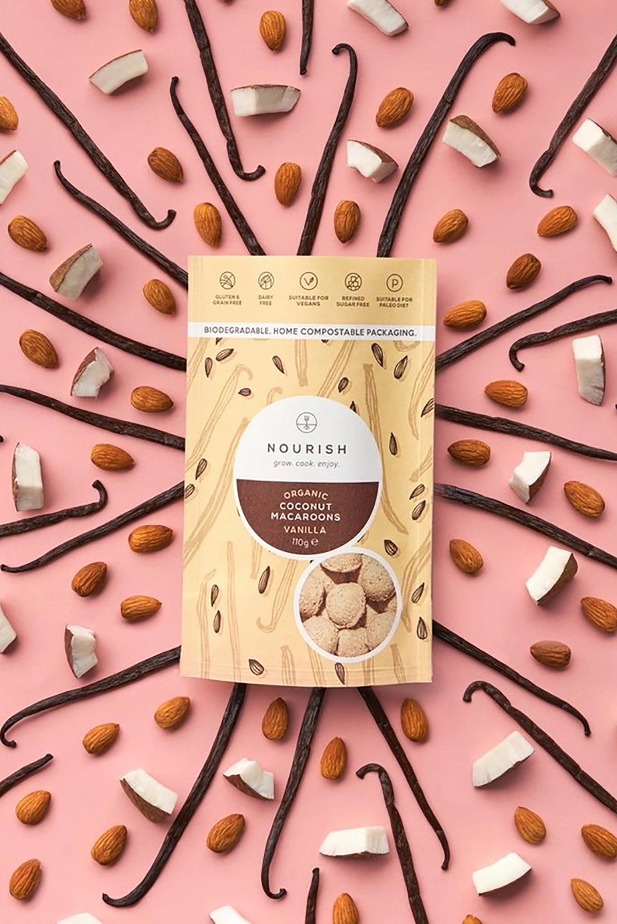 Nourish Organic Vanilla Coconut Macaroons