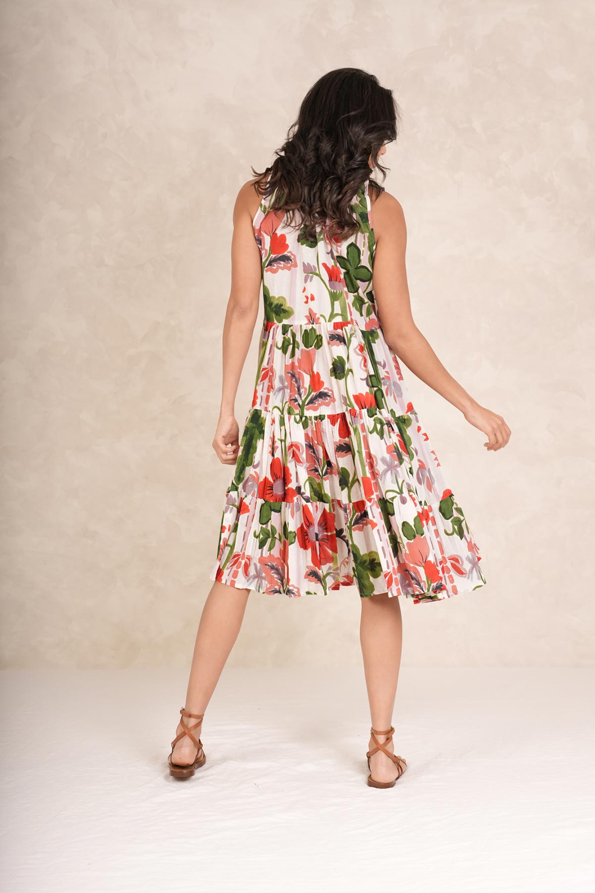 One Hundred Stars Poppy Red Frill Dress
