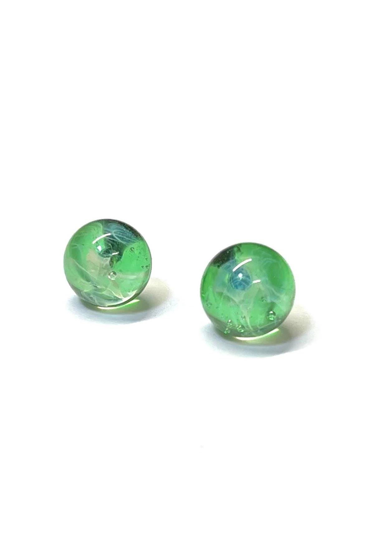 Helen Chalmers Pulsar Celestial Handmade Glass Stud Earrings