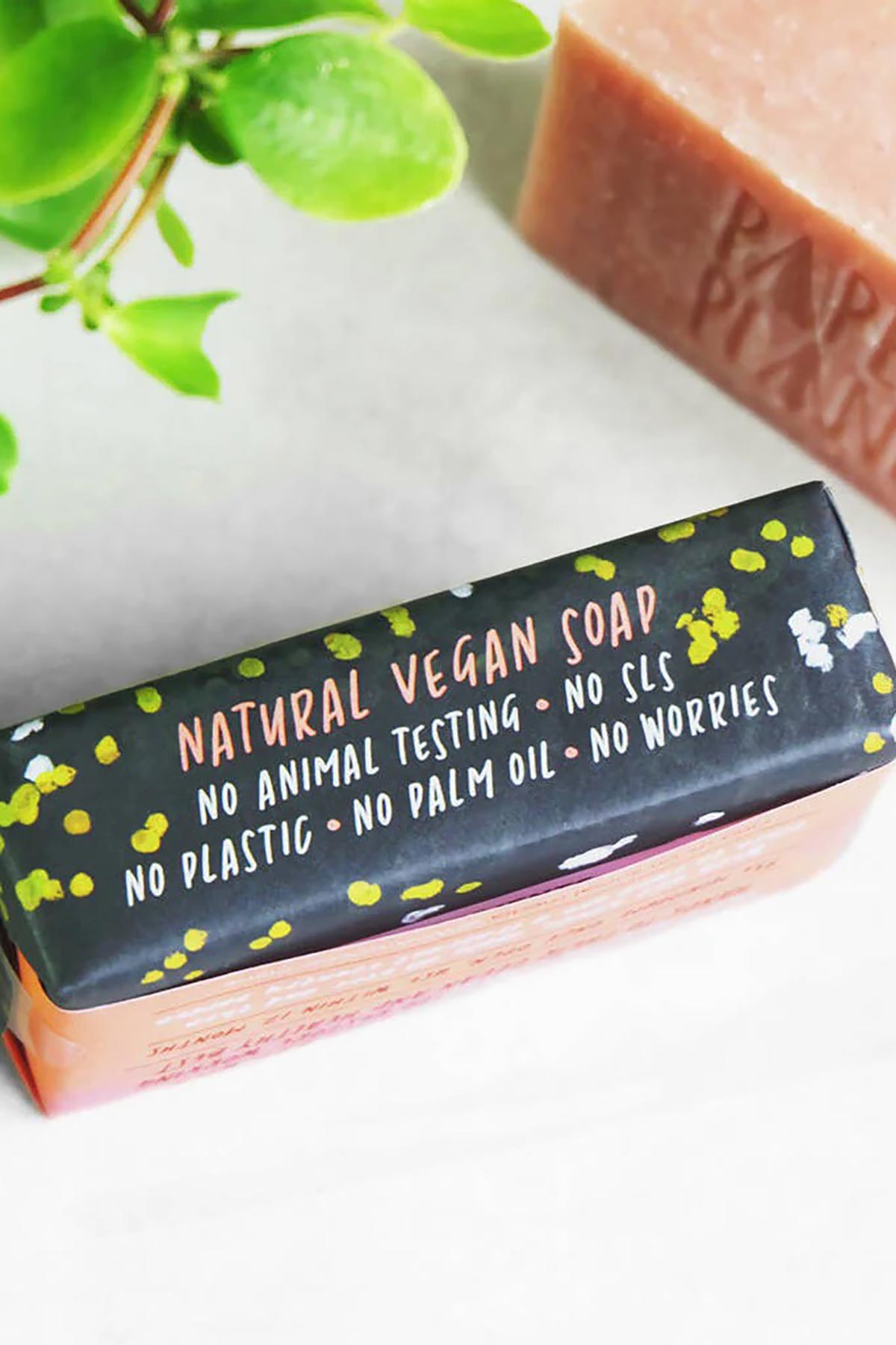 Paper Plane Rose Geranium Gardener's Soap 100% Natural Vegan