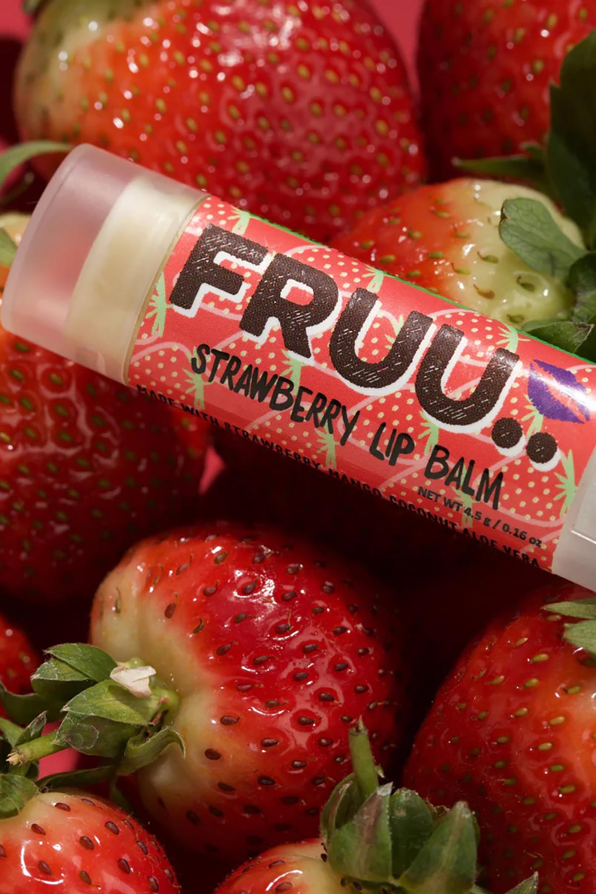 Fruu Cosmetics Strawberry Lip Balm