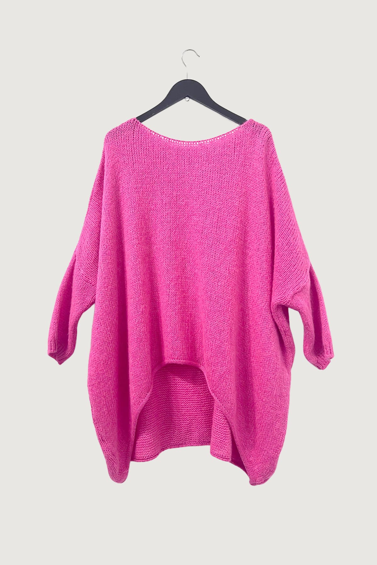 Mia Strada London Super Oversized Jumper In Fuchsia