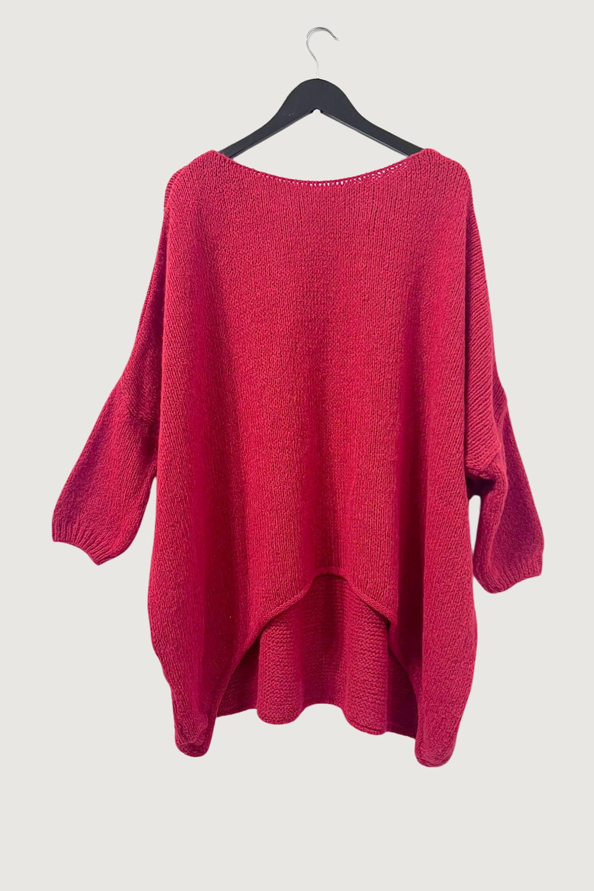 Mia Strada London Super Oversized Jumper In Red