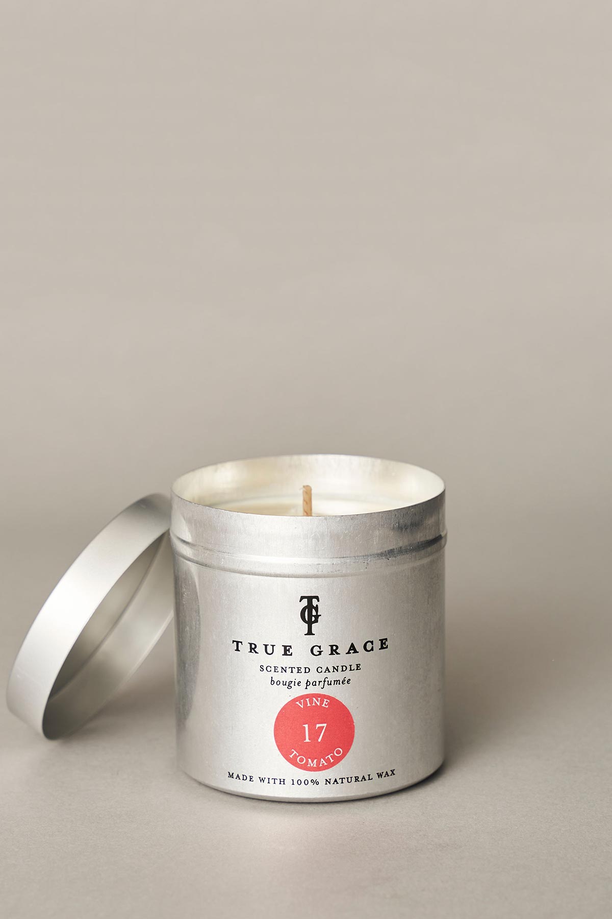 True Grace Vine Tomato Tin Candle