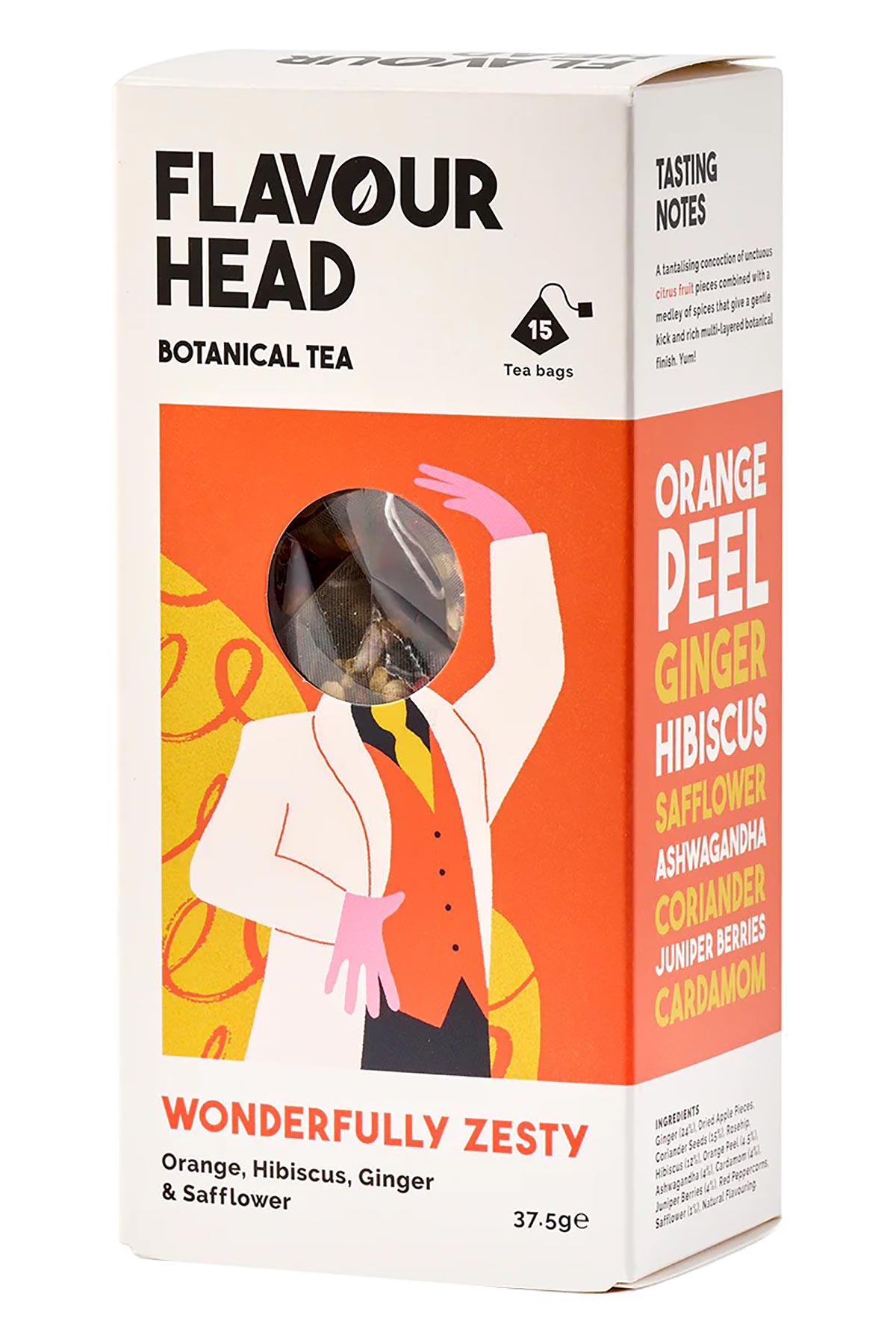 Flavour Head Wonderfully Zesty Tea Bags