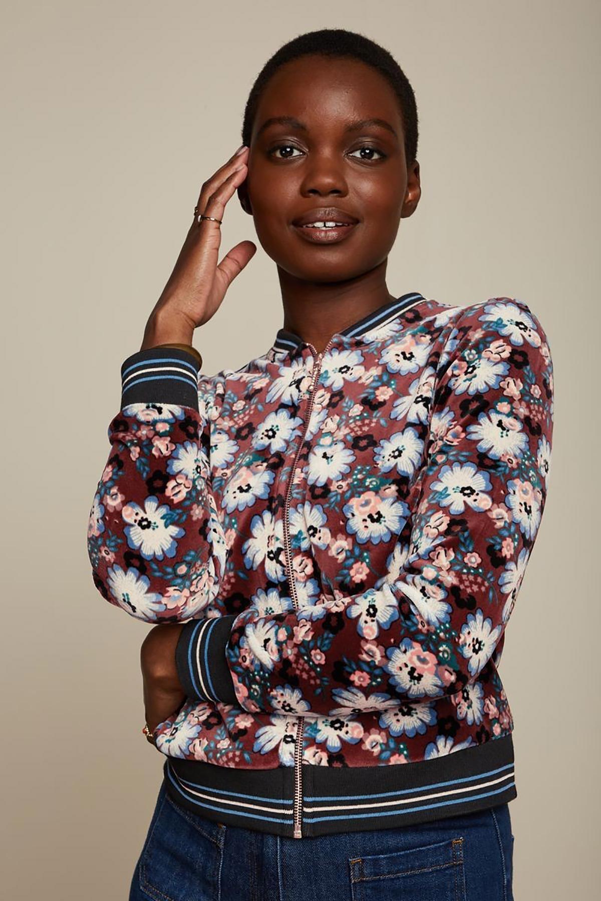 King Louie Iris Jacket Midwood In Pecan Brown