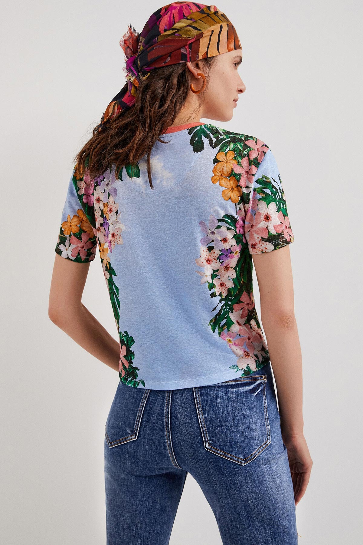 Desigual Tropical parrot T-shirt