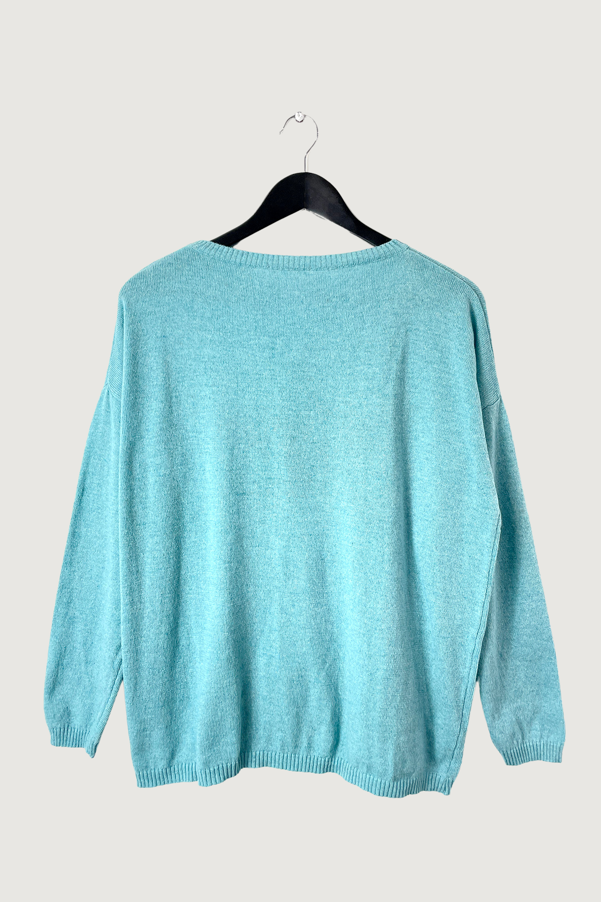 Mia Strada Star Cashmere Jumper In Blue