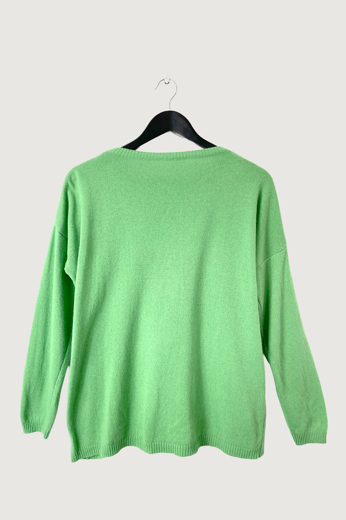 Mia Strada Star Cashmere Jumper In Green