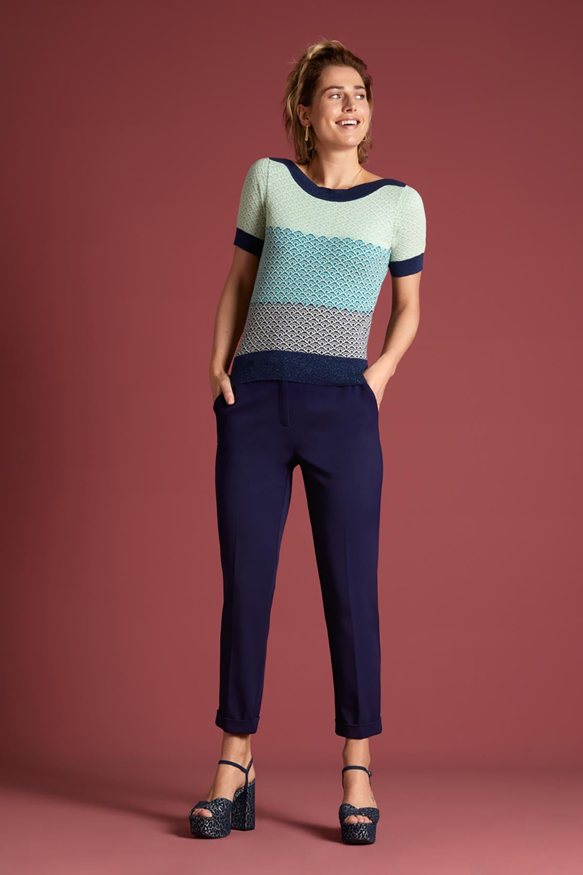 Bondi Short Sleeve Smart Casual Summer Top | Occasion Party Tops